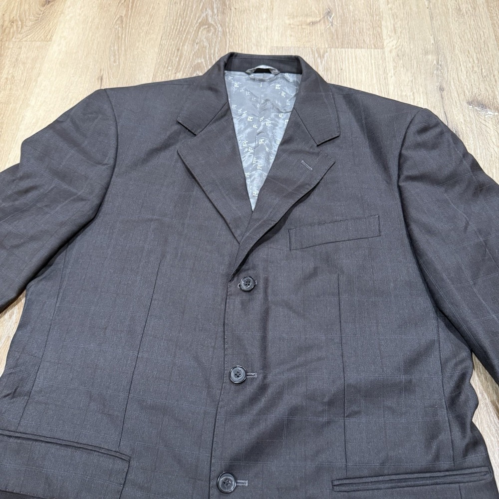 Lanificio F.lli Cerruti Blazer Mens Size 48R Tag Wool 3 Button Ted Lapidus - Picture 3 of 16